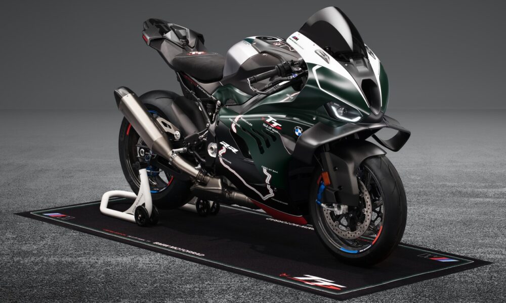 Bmw M 1000 RR Limited Edition Isle Of Man TT modèle 2026 verte et noire