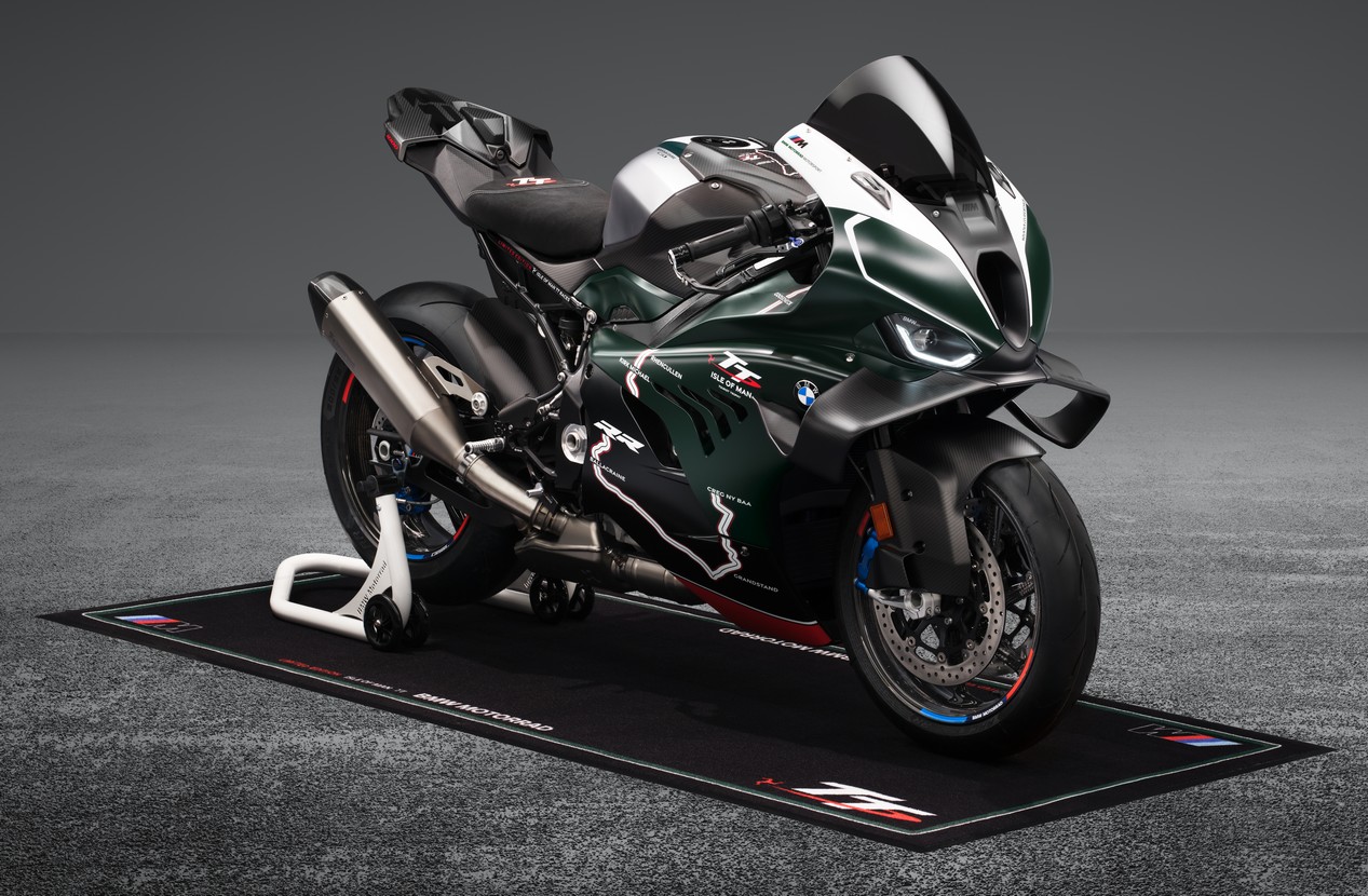 Bmw M 1000 RR Limited Edition Isle Of Man TT modèle 2026 verte et noire