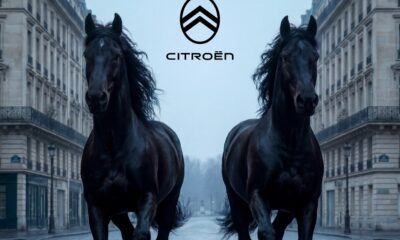 Affiche pour le retour de la Citroën 2 chevaux
