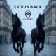 Affiche pour le retour de la Citroën 2 chevaux