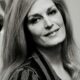 Photo en noir et blanc de la chanteuse Dalida prise le 1er avril 1974