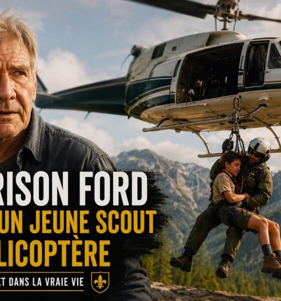 Harrison Ford sauvetage d'un scout