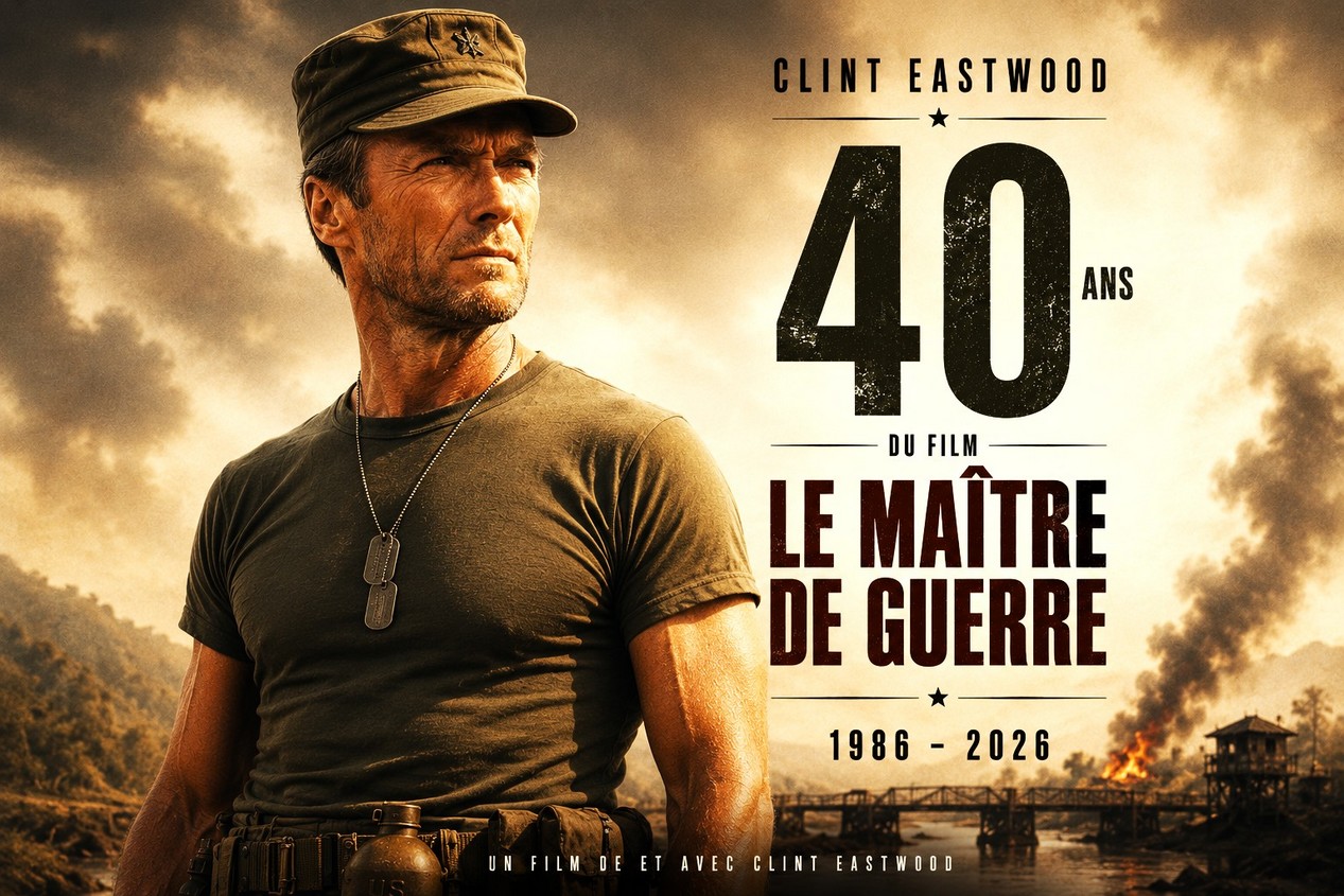 Les 40 ans du film Le maitre de guerre de et avec Clint Eastwood sorti en 1986