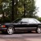 Mercedes Classe S W126 couleur noire