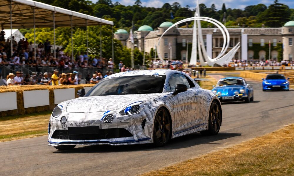 Alpine A110 prototype présenté à Goodwood du 9 au 12 juillet 2026