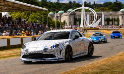 Alpine A110 prototype présenté à Goodwood du 9 au 12 juillet 2026