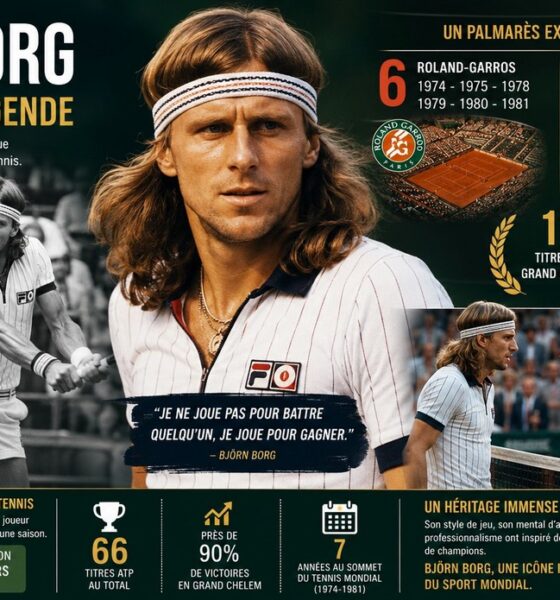 Affiche pour les 70 ans de Bjorn Borg