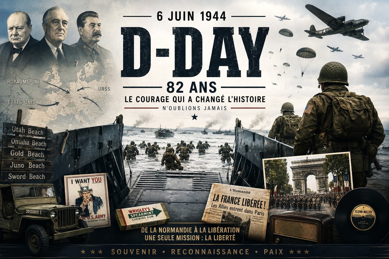 Le Débarquement du 6 juin 1944 illustration