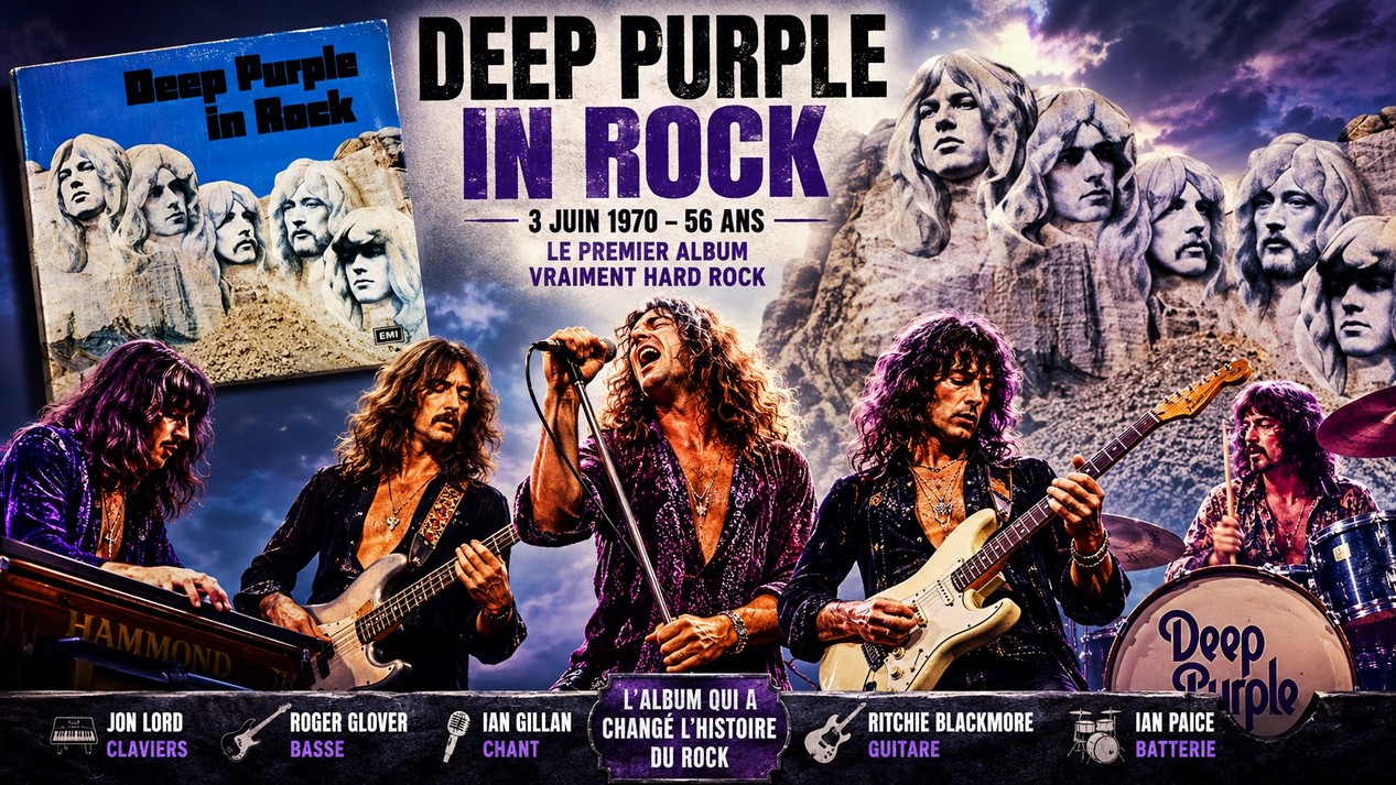 Deep Purple In Rock sorti en 1970