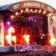 Le groupe britannique Iron Maiden au festival Hellfest en 2014