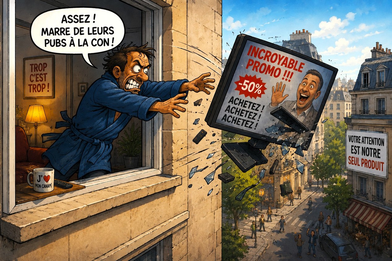 Publicité à la télévision
