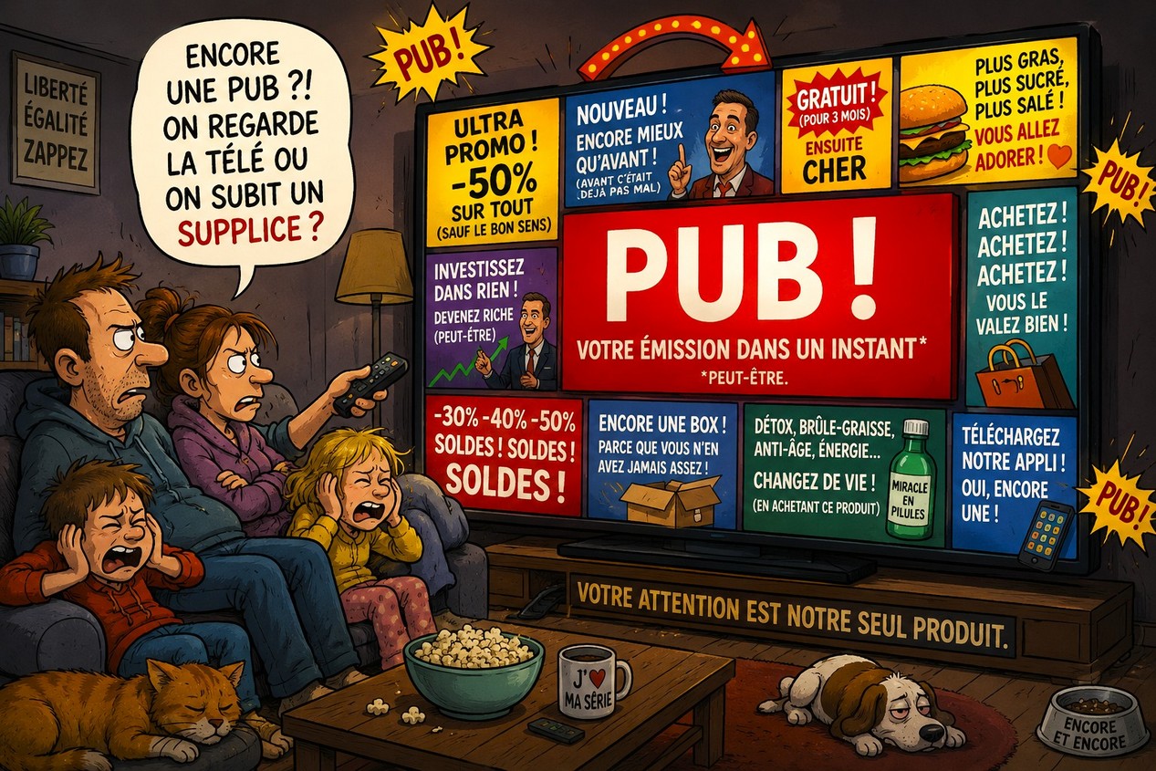 Trop de publicités à la télévision