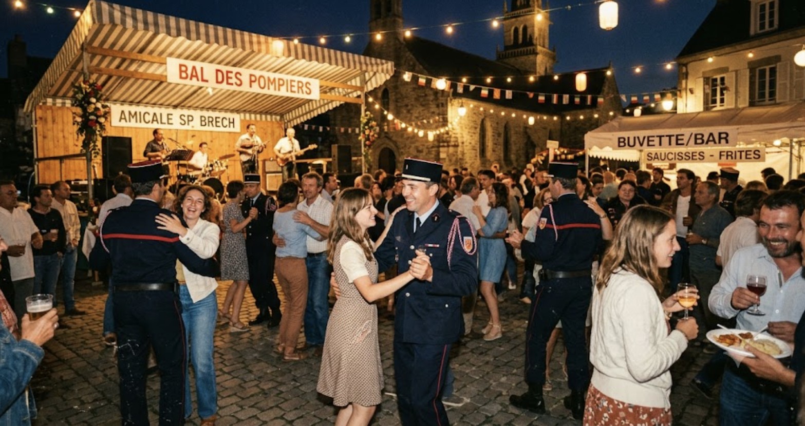 Bal des pompiers du 14 Juillet , création