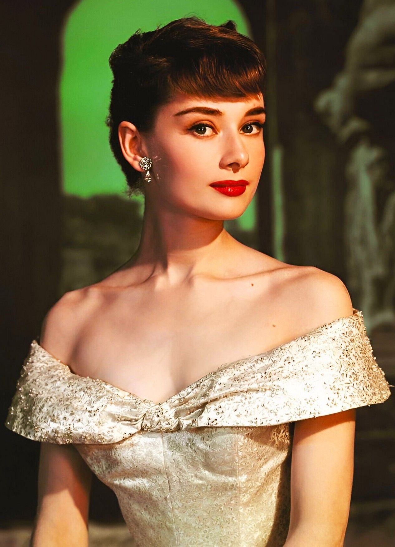 L'actrice britannique Audrey Hepburn le 27 août 1953