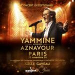 Affiche du chanteur Ghassan Yammine qui reprend Charles Aznavour le 22 novembre 2026 à Paris