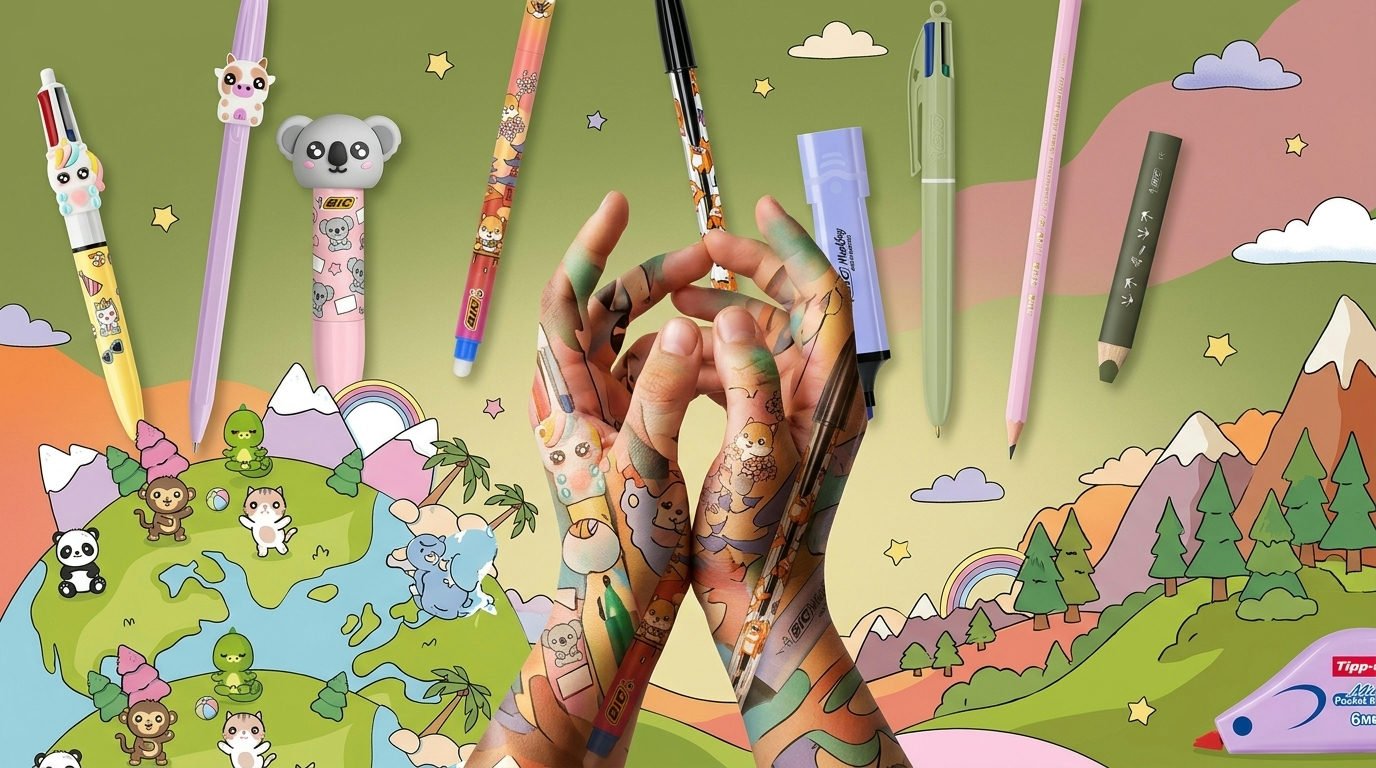 BIC Vibbies : Fizzu, Kooki et Ribby, les stylos à collectionner