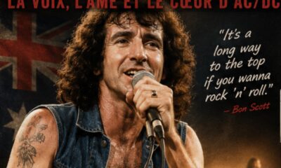 Bon Scott ancien chanteur du groupe de hard rock australien AC/DC