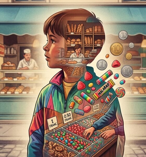 Bonbons des années 90 : souvenirs de francs et boulangeries