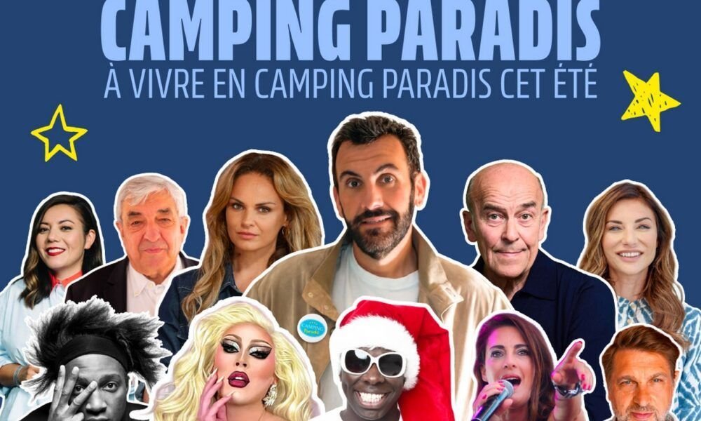 Affiche des 20 ans de la série TV Camping Paradis