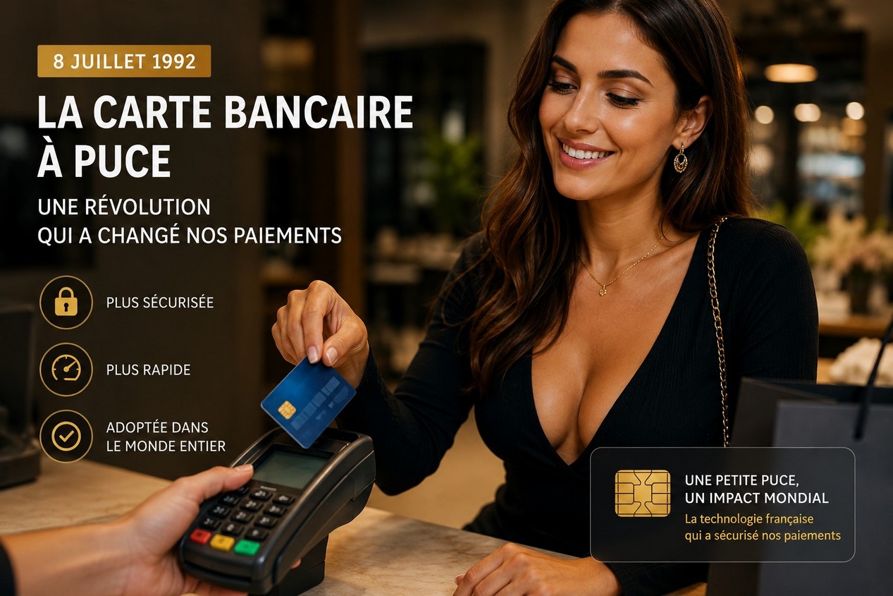 Femme qui paie ses achats avec une carte bancaire à puce