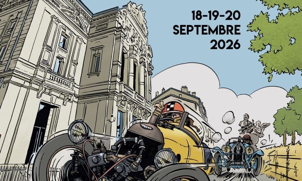 Affiche de l'épreuve automobile Le Circuit des Remparts d'Angoulême du 18 au 20 septembre 2026