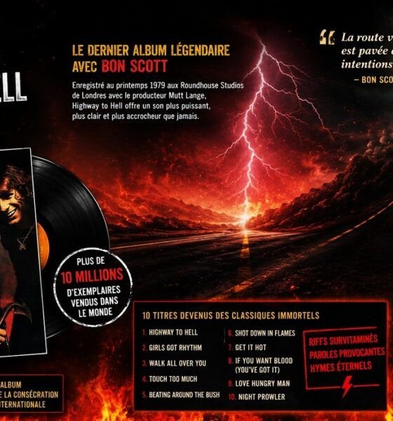 Highway To Hell le 6ème album d'AC/DC sorti le 27 juillet 1979