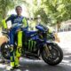 Le pilote de moto italien Valentino Rossi à Goodwood en juillet 2026