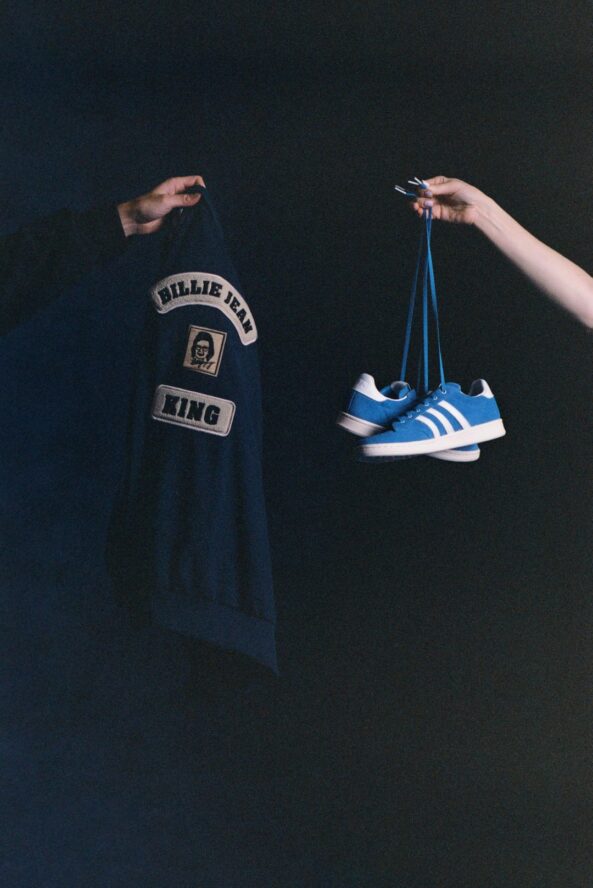 chaussures adidas x Billie Jean King - Blue Suede Shoe