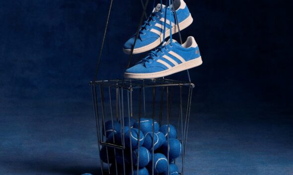 chaussures adidas x Billie Jean King - Blue Suede Shoe