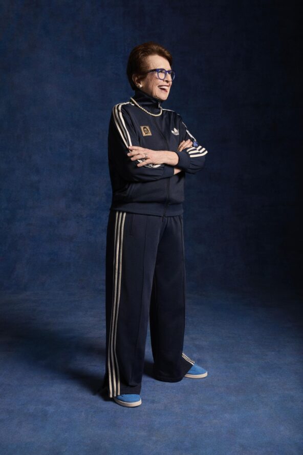 chaussures adidas x Billie Jean King - Blue Suede Shoe
