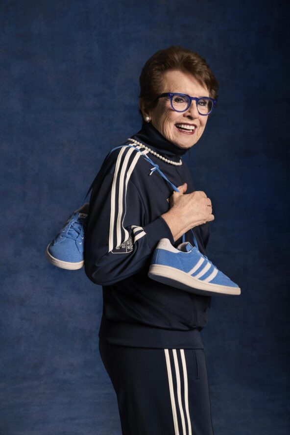 chaussures adidas x Billie Jean King - Blue Suede Shoe