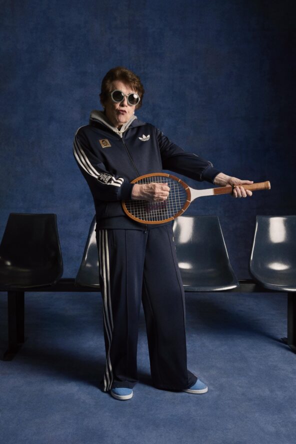 chaussures adidas x Billie Jean King - Blue Suede Shoe