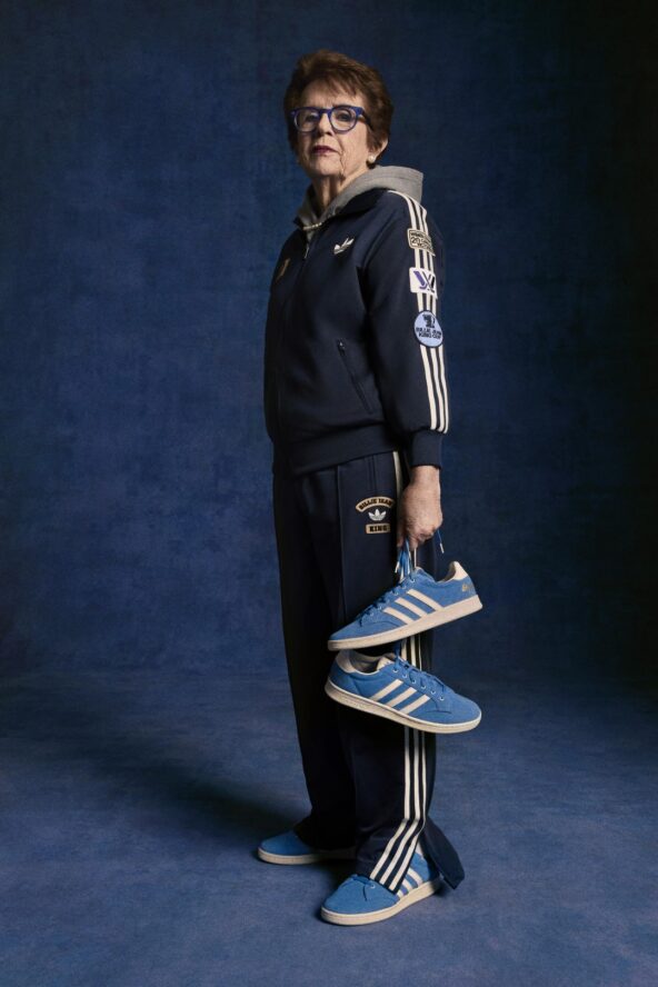 chaussures adidas x Billie Jean King - Blue Suede Shoe