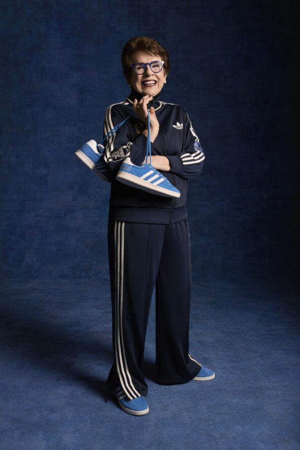 chaussures adidas x Billie Jean King - Blue Suede Shoe