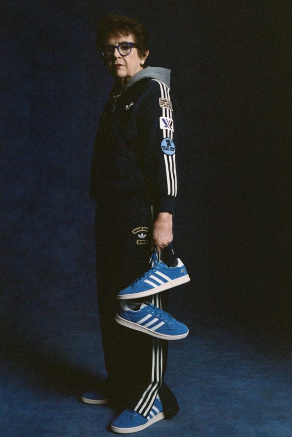 chaussures adidas x Billie Jean King - Blue Suede Shoe