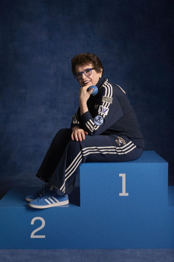 adidas x Billie Jean King - Blue Suede chaussures