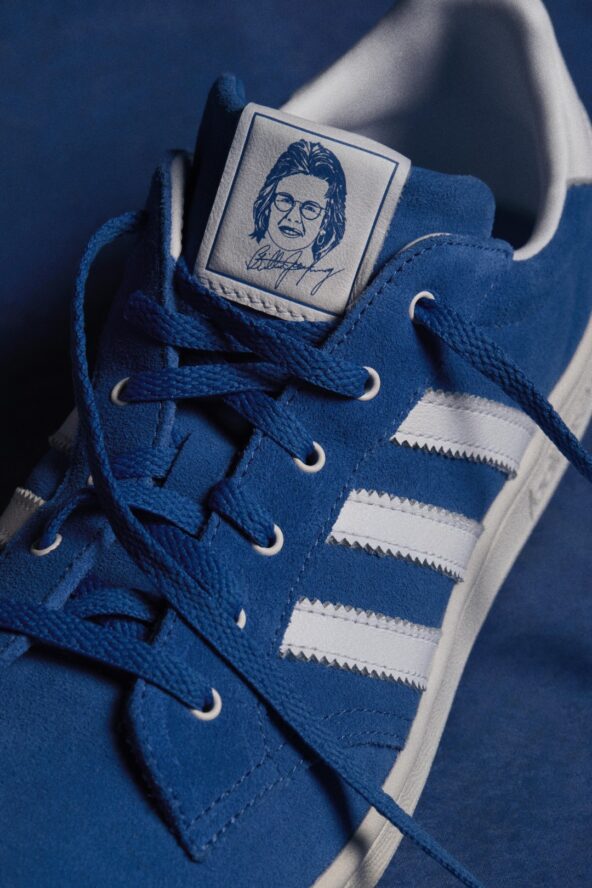 chaussures adidas x Billie Jean King - Blue Suede Shoe