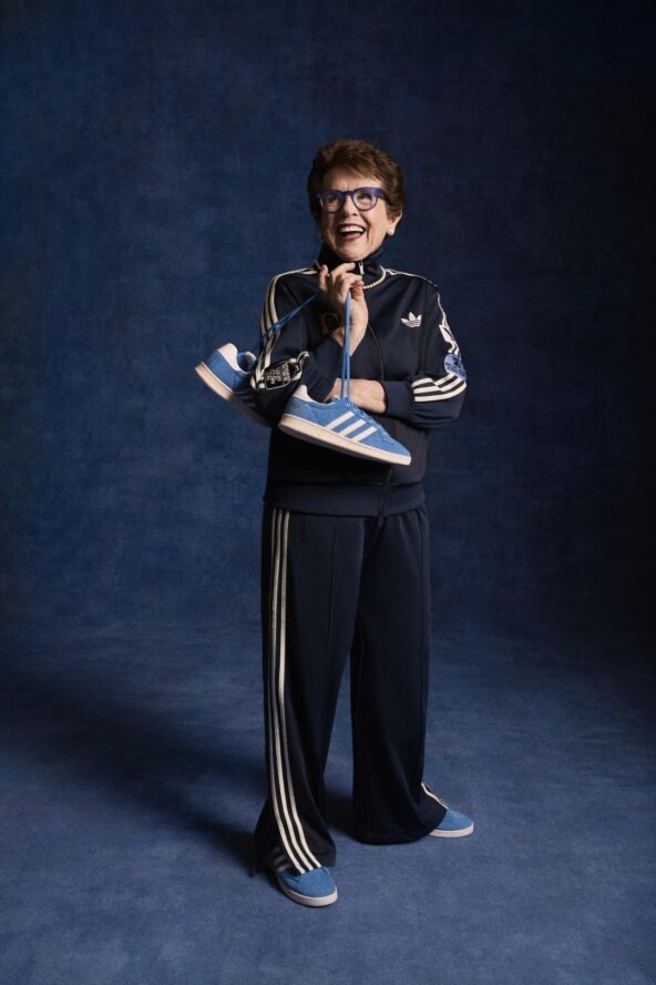 adidas x Billie Jean King - Blue Suede chaussures