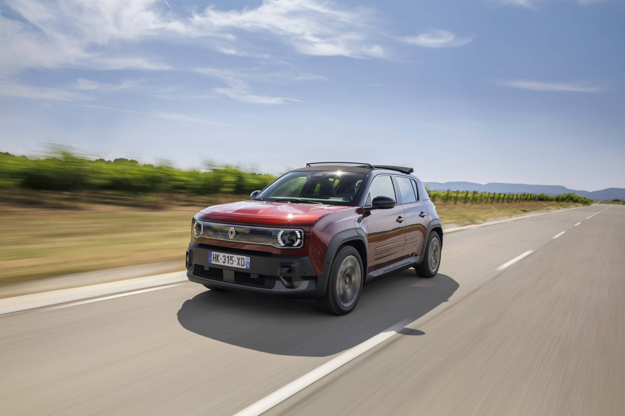 Renault 4 E-Tech electric Plein Sud - Techno - Rouge Carmin
