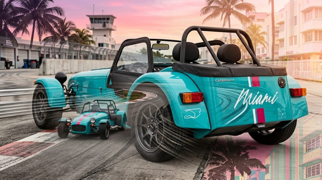 caterham seven miami une esthetique trompeuse un chassis de piste 1