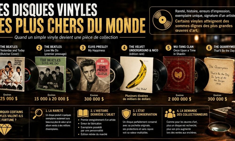 Les disques vinyles les plus chers du monde