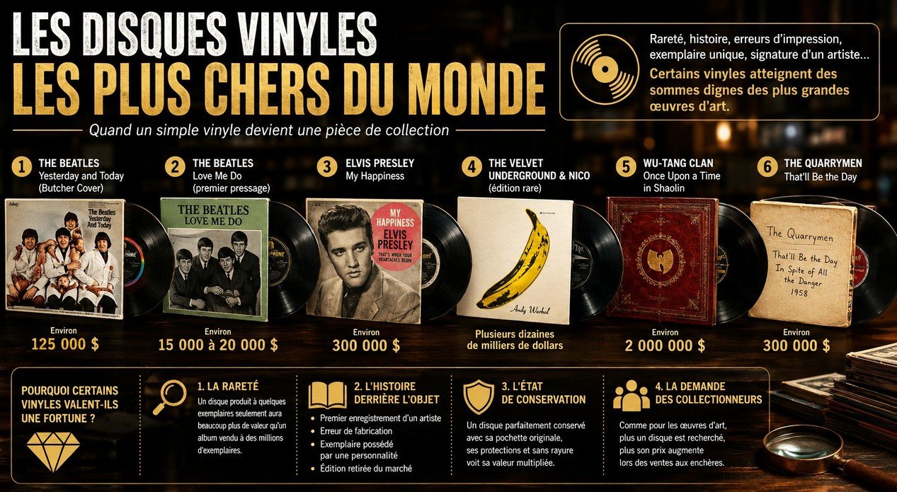 Les disques vinyles les plus chers du monde