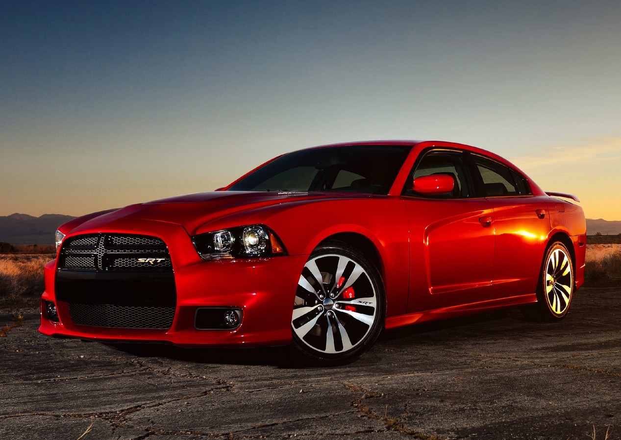 Dodge Charger SRT8 rouge de 2012