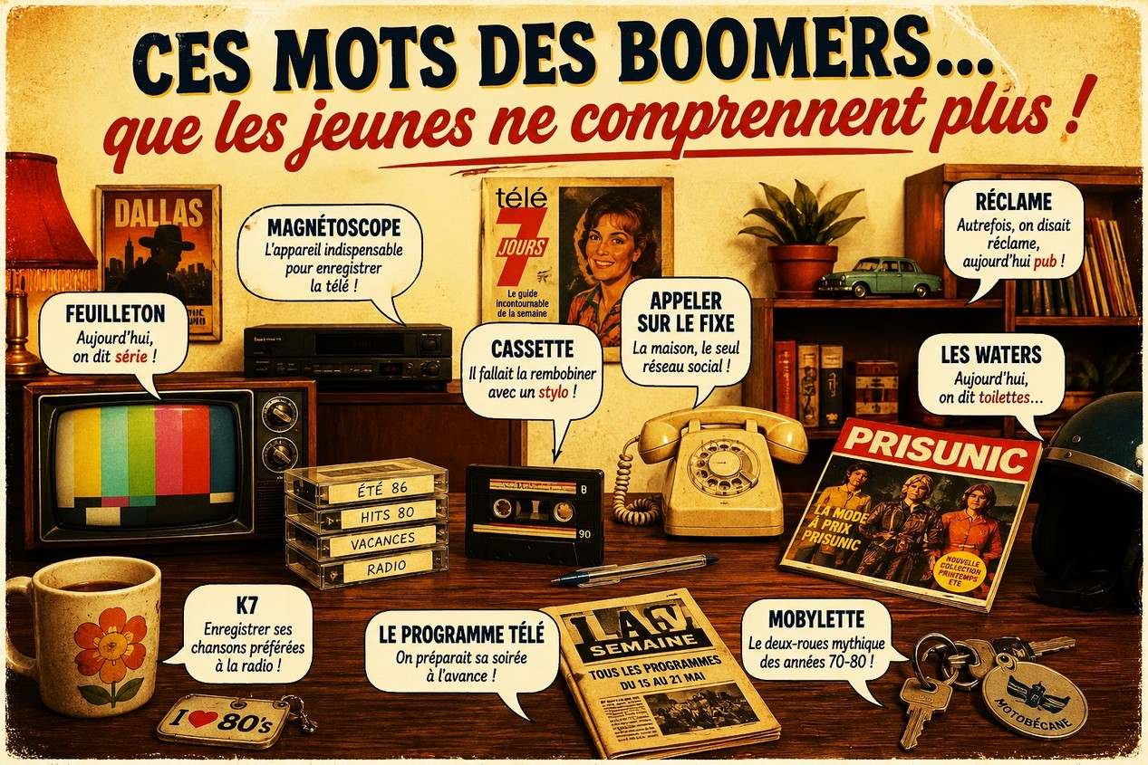 Les mots et expressions utilisés par les boomers en 2026