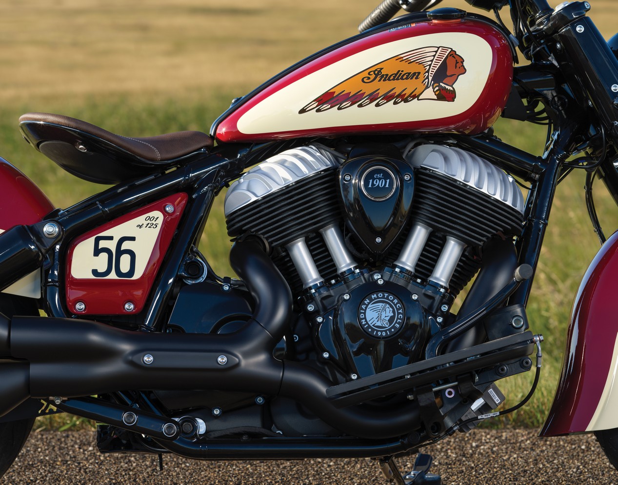 Indian Chief Vintage Sturgis modèle 2026 photo du moteur V Twin