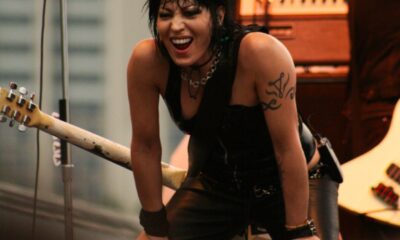 La chanteuse américaine Joan Jett en concert le 2 mai 2008