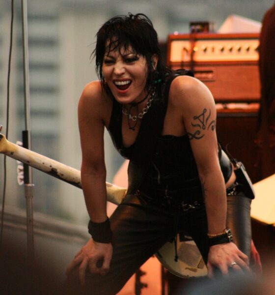 La chanteuse américaine Joan Jett en concert le 2 mai 2008