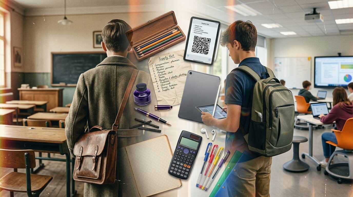 Rentrée Scolaire d'aujourd'hui versus les années 50