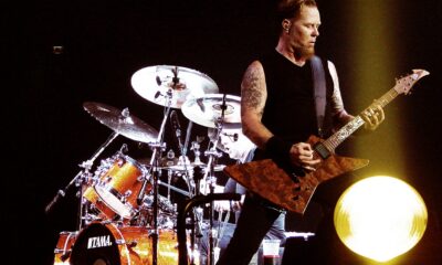 James Hetfield le chanteur de Metallica sur scène le 15/9/2008