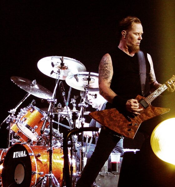 James Hetfield le chanteur de Metallica sur scène le 15/9/2008
